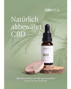 Poster "CBD Naturöl Basic" Expert