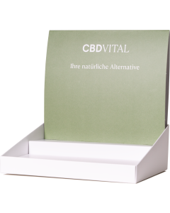 2-Stufen Aufsteller CBD VITAL (leer)