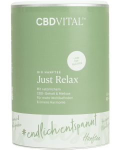 CBD Hanfblättertee Bio 1,5% - just relax